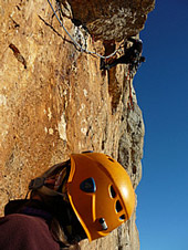 Asu climbing At Zahorros